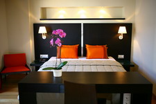 Ochre and Brown Hotel, Athens, Greece