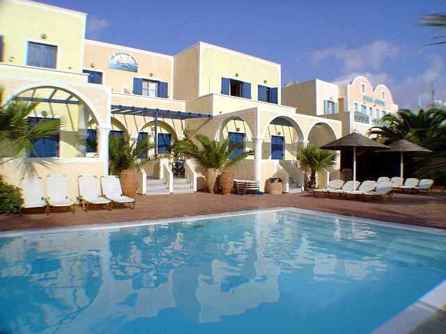 santorini image hotel. Boathouse Hotel in Kamari Beach, Santorini