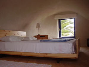 santorini villa bedroom