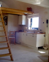 kitchen santorini villa