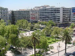 Syntagma Square from the Hotel Grande Bretagne, Athens, greece