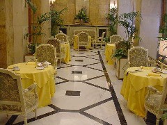 Winter room at the hotel Grande Bretagne, Athens, Greece