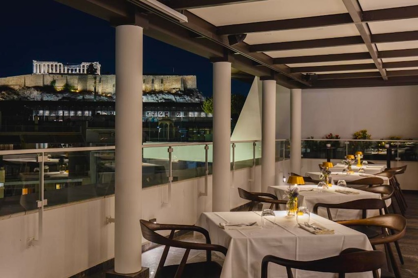 Hera Hotel Restaurant Acropolis View
