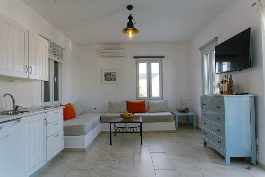 Indigo apartment kitchen