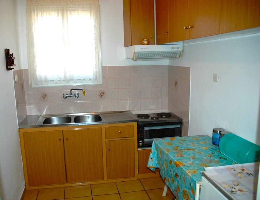 Litsa's Pension kitchen