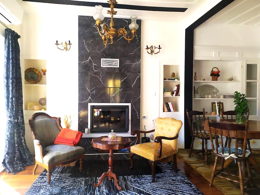 Agiasos House, livingroom