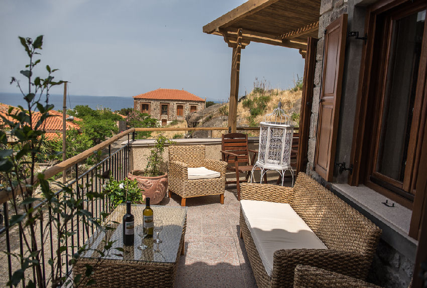 Aphrodite Villa Balcony