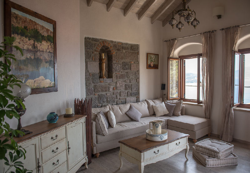 Villa Aphrodite, Molyvos, livingroom