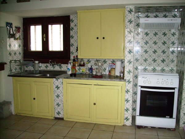 kitchen, sappho house, skala eressos, lesvos