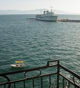 Balcony View from Aktaion Hotel in Githeon, Greece