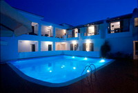 hotel atrium, alonisos, greece